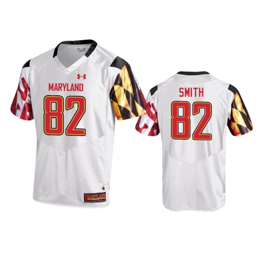 mens maryland terrapins torrey smith white college football jersey