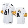 mens mason cole steelers white game jersey