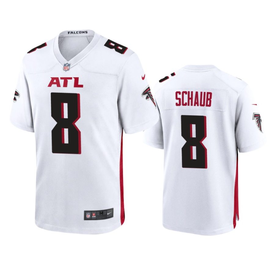 mens matt schaub falcons white game jersey