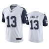 mens michael gallup cowboys white color rush limited jersey