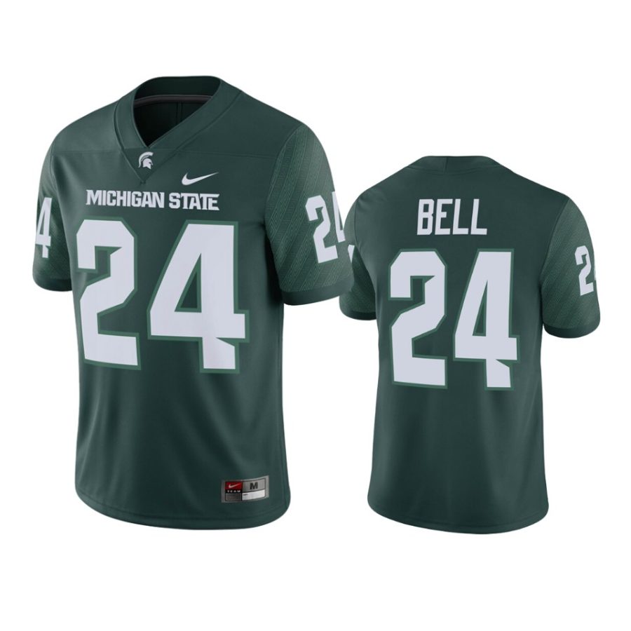 mens michigan state spartans leveon bell green game jersey