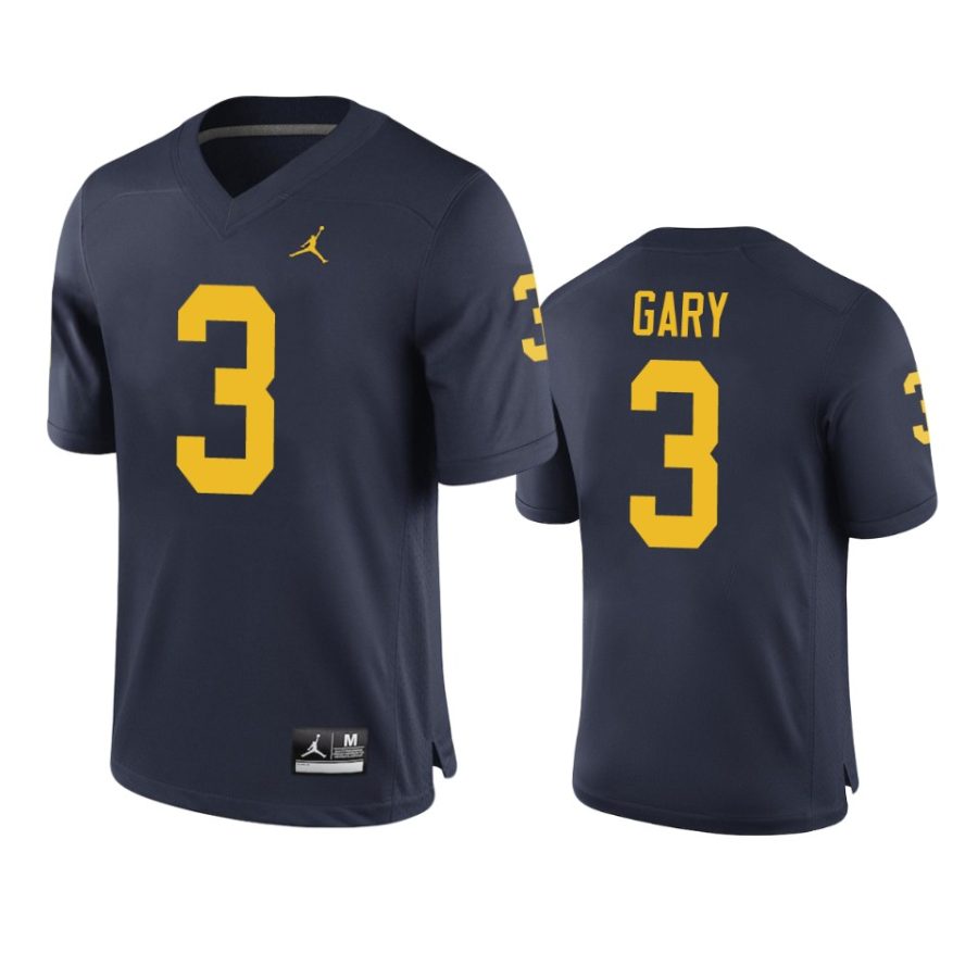 mens michigan wolverines rashan gary navy college football jersey