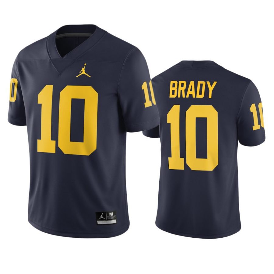 mens michigan wolverines tom brady navy college football jersey 0a