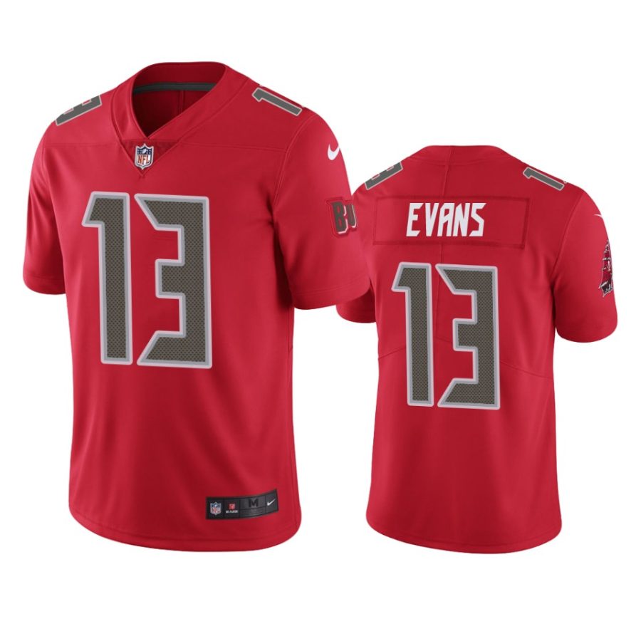 mens mike evans buccaneers red vapor jersey