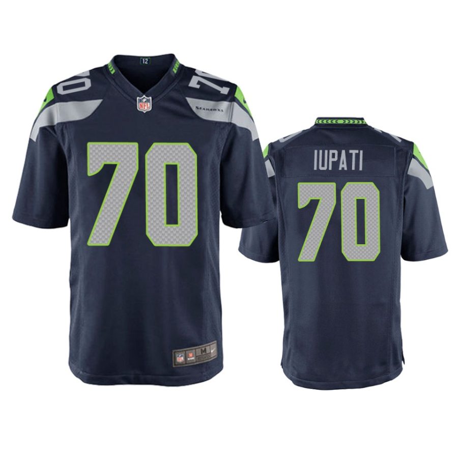 mens mike iupati seahawks college navy game jersey