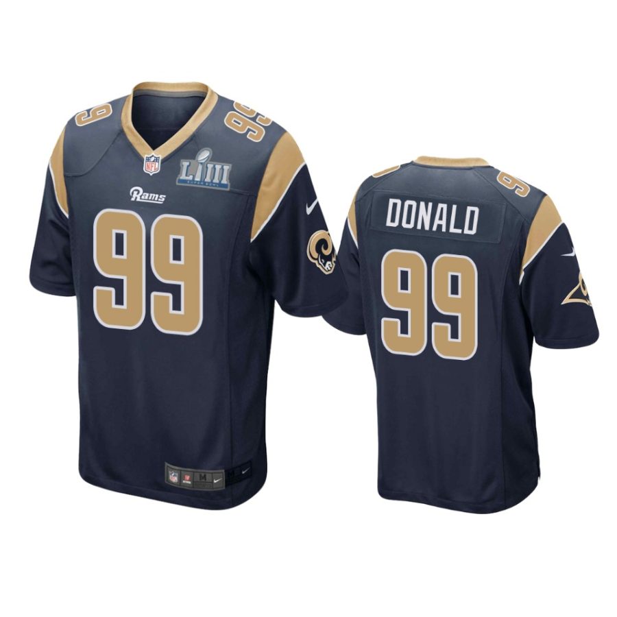 mens navy aaron donald jersey