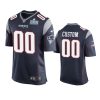 mens navy custom jersey