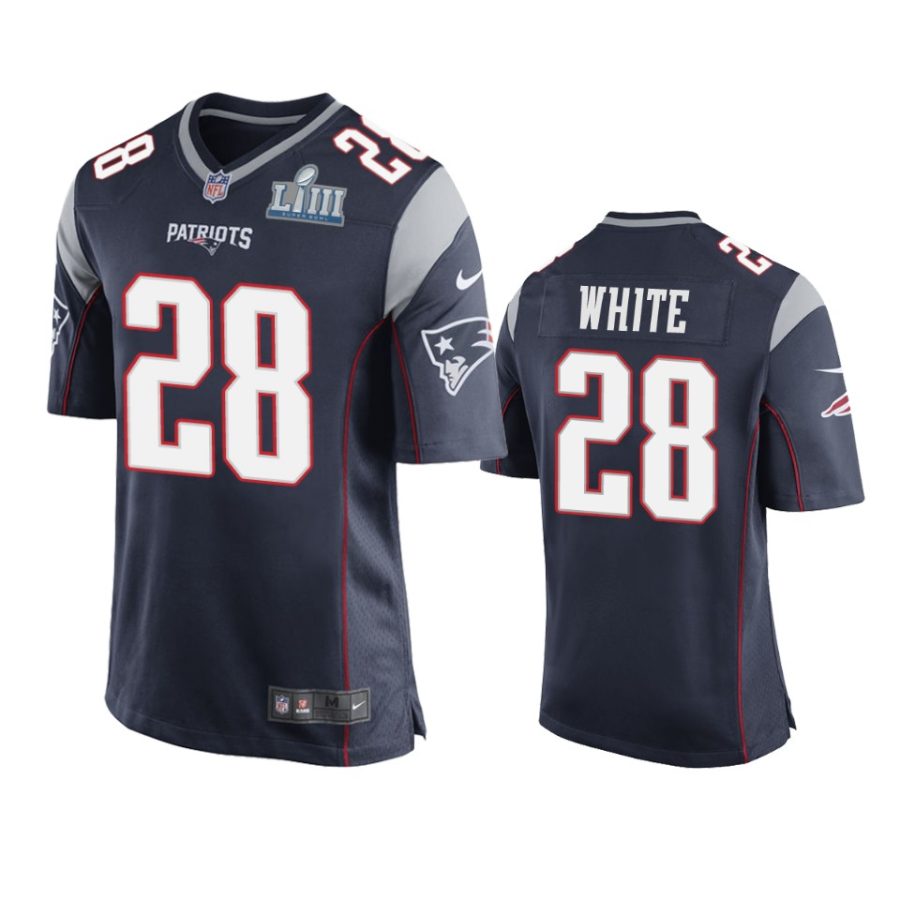 mens navy james white jersey