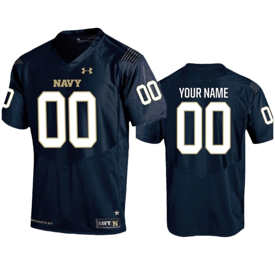 mens navy midshipmen custom navy college football jersey