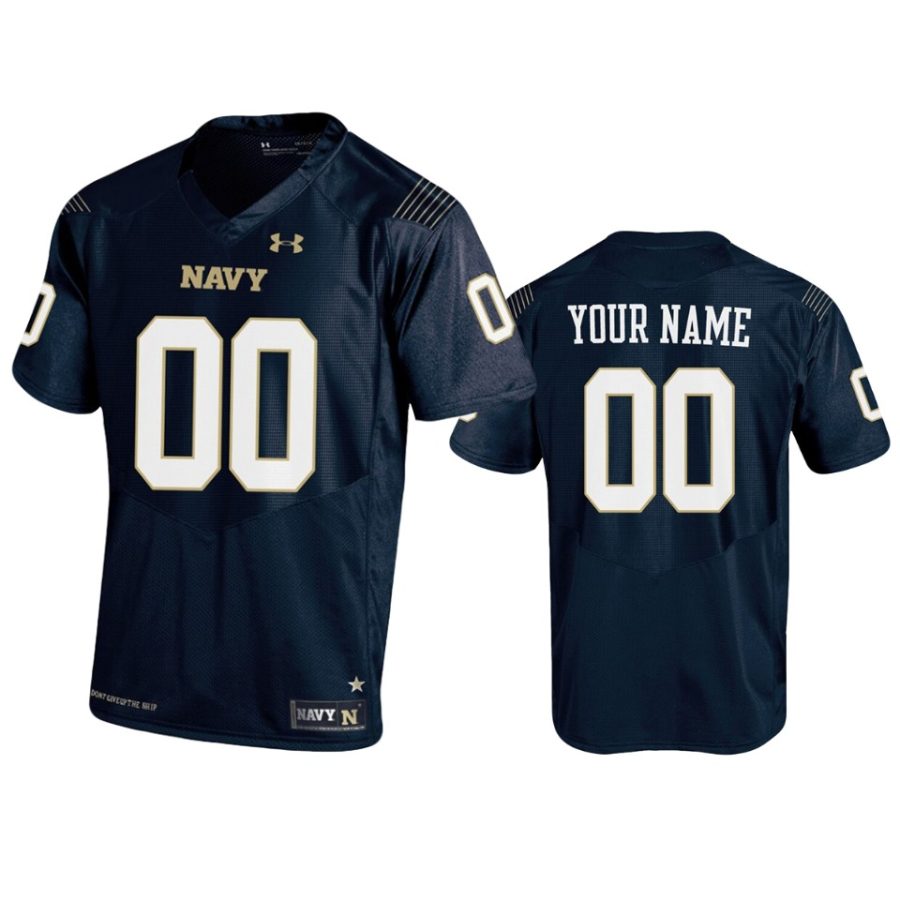 mens navy midshipmen custom under armour navy replica jersey