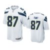 mens noah fant seahawks white game jersey