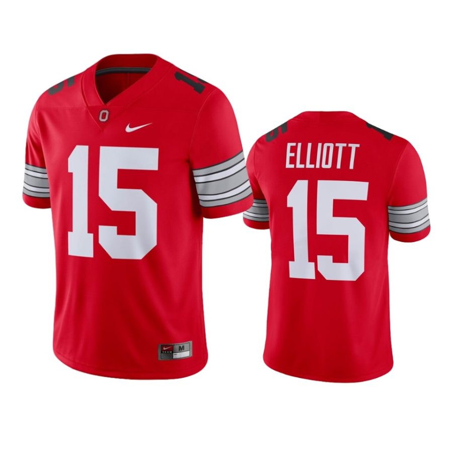 mens ohio state buckeyes ezekiel elliott nike scarlet alumni football game jersey