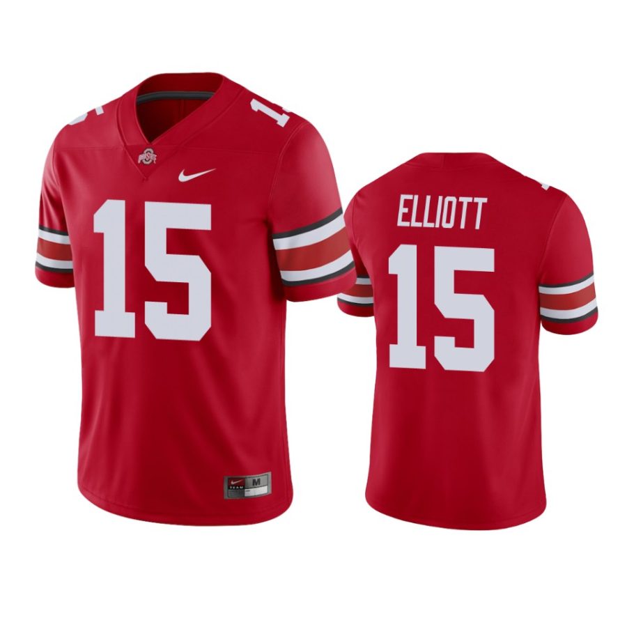 mens ohio state buckeyes ezekiel elliott red college football jersey