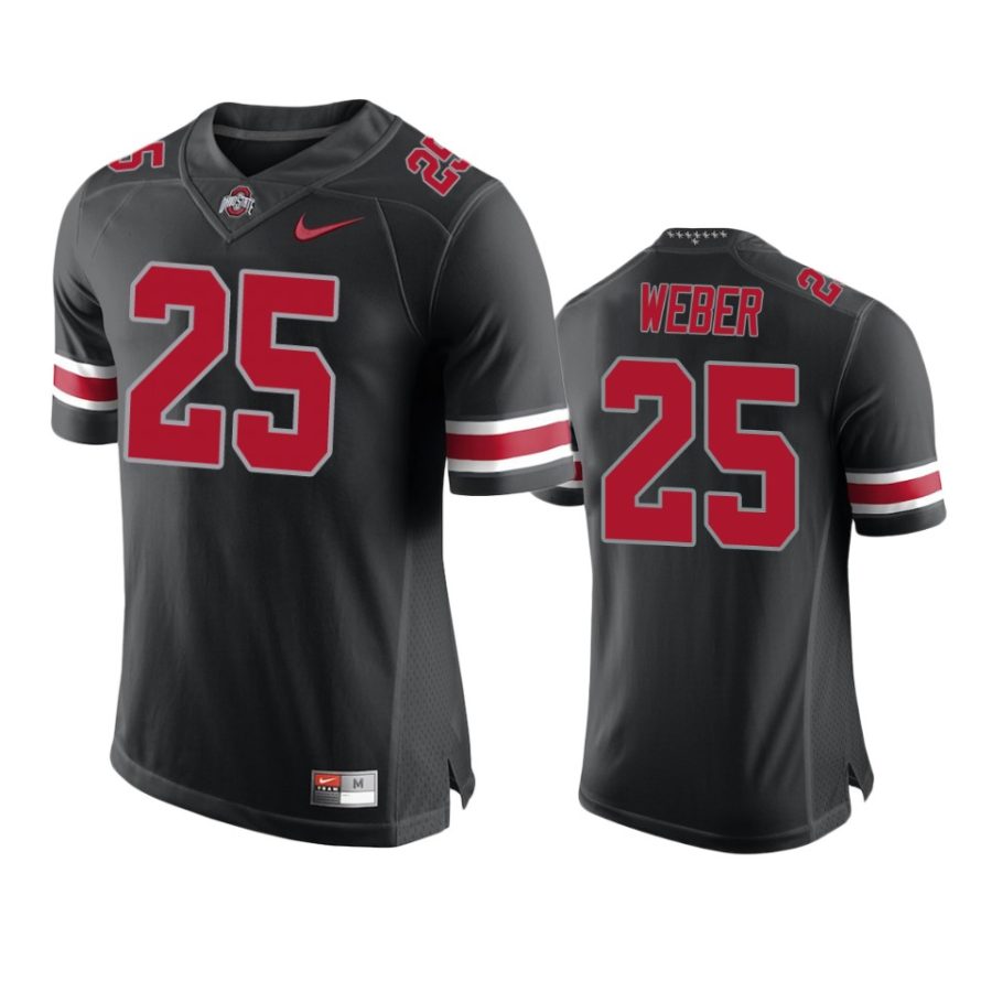 mens ohio state buckeyes mike weber black college football jersey