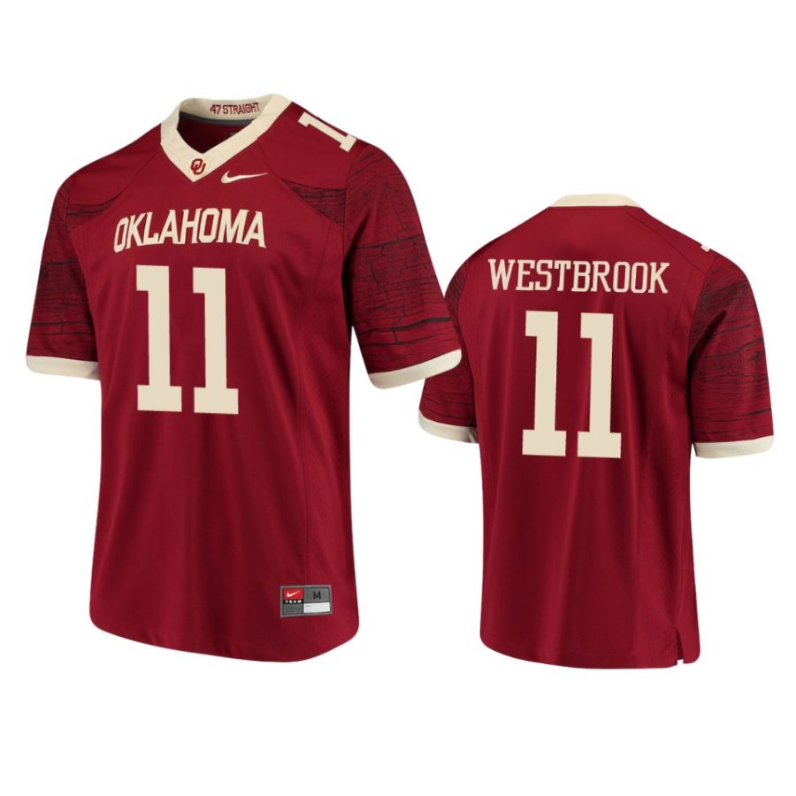 mens oklahoma sooners dede westbrook maroon limited jersey