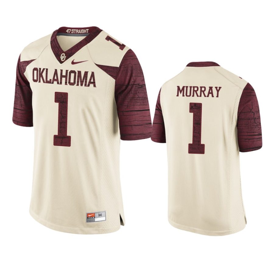 mens oklahoma sooners kyler murray cream limited jersey