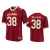 mens oklahoma sooners roy williams maroon limited jersey