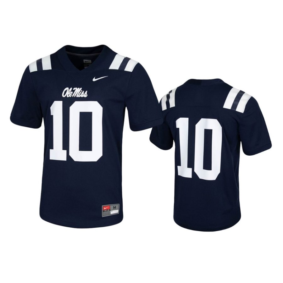 mens ole miss rebels 10 navy untouchable jersey