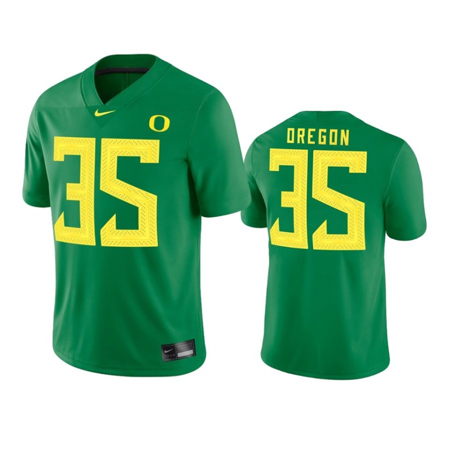 mens oregon ducks 35 green game jersey