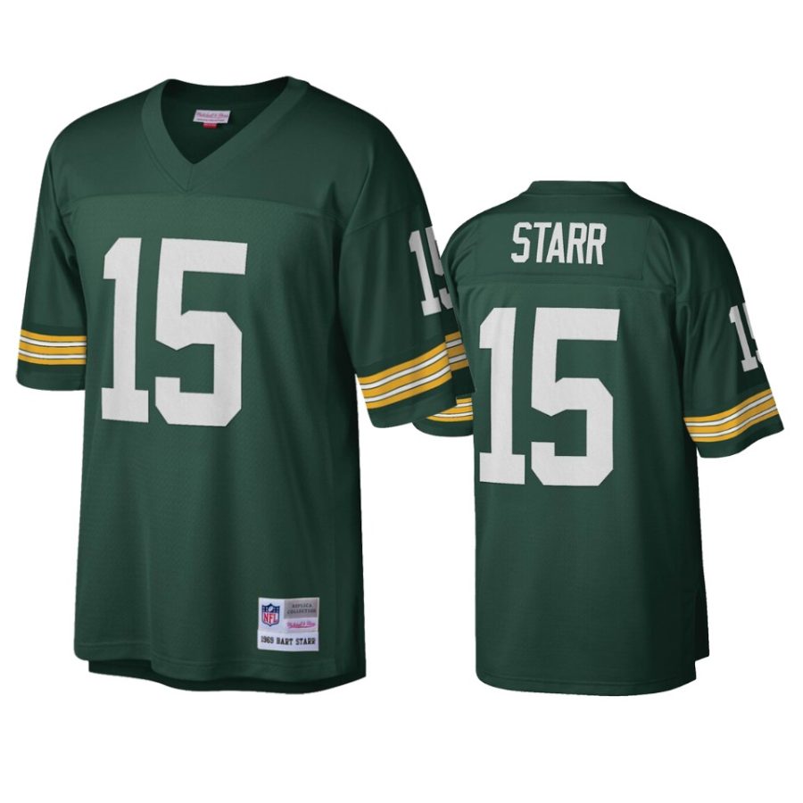 mens packers bart starr green legacy replica jersey 0a