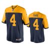 mens packers brett favre navy 100th season throwback jersey