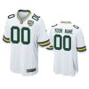 mens packers custom white 100 seasons game jersey