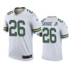 mens packers darnell savage jr. white color rush legend jersey