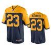 mens packers jaire alexander navy 100th season throwback jersey