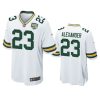 mens packers jaire alexander white 100 seasons game jersey