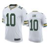 mens packers jordan love white vapor limited jersey