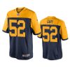 mens packers rashan gary navy 100th season throwback jersey