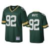 mens packers reggie white green vintage replica retired player jersey