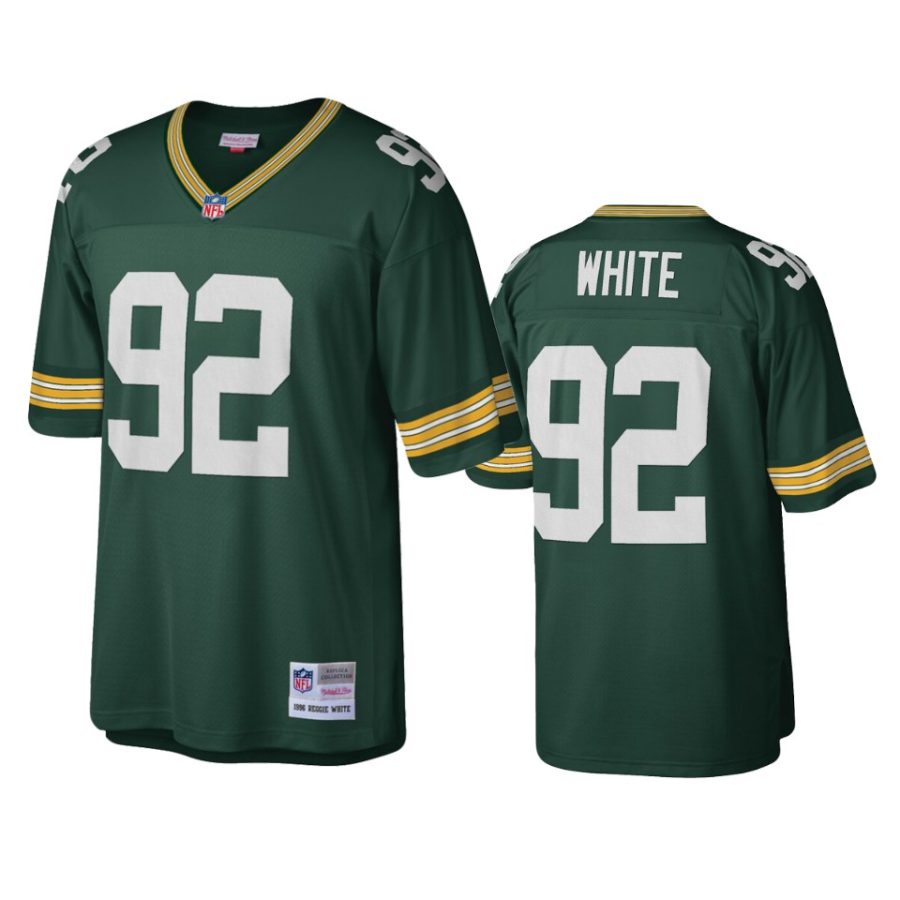 mens packers reggie white green vintage replica retired player jersey