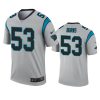 mens panthers brian burns silver inverted legend jersey