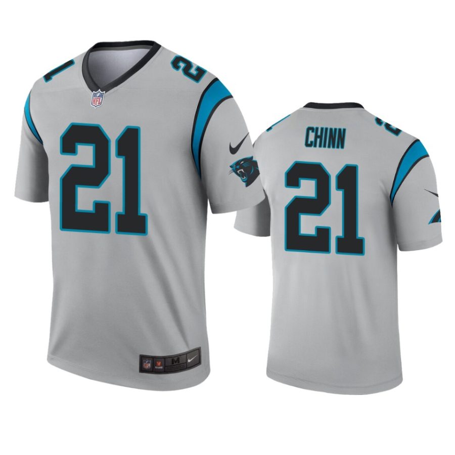 mens panthers jeremy chinn silver inverted legend jersey