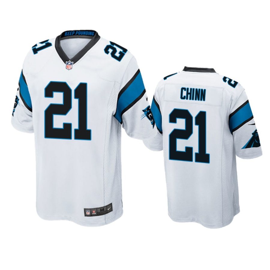 mens panthers jeremy chinn white game jersey