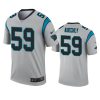 mens panthers luke kuechly silver inverted legend jersey