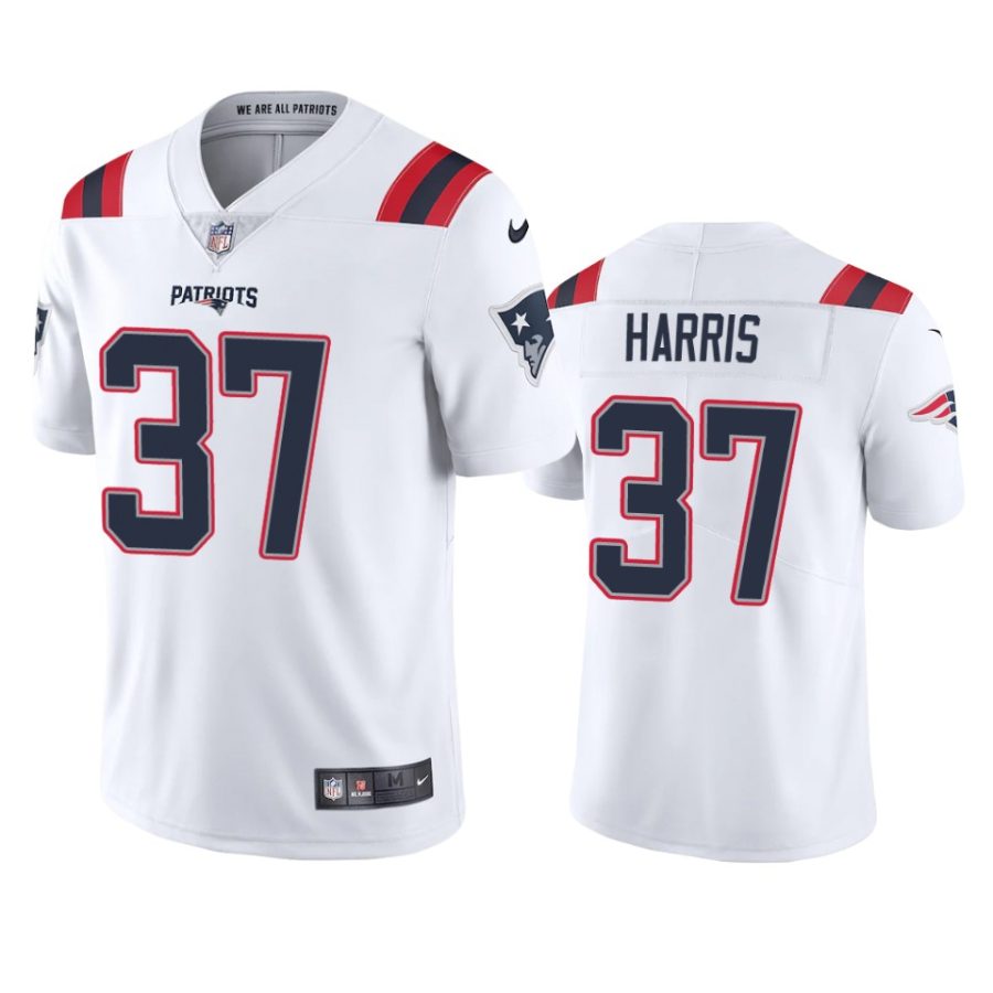 mens patriots damien harris white 2020 vapor limited jersey