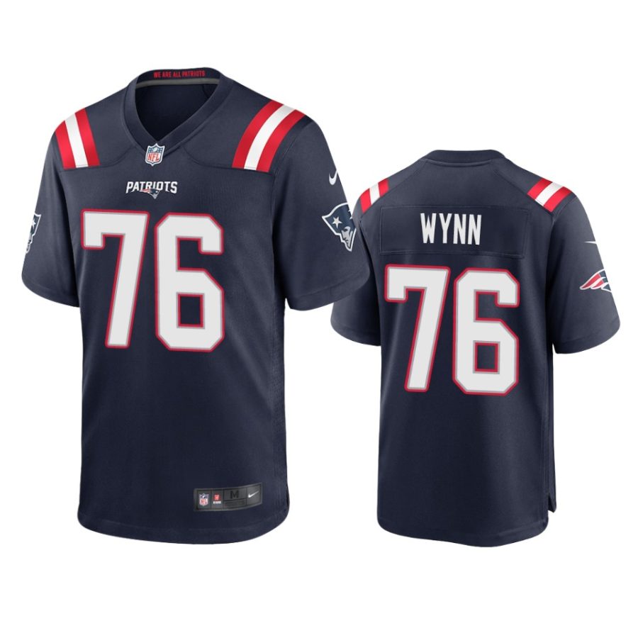 mens patriots isaiah wynn navy 2020 game jersey