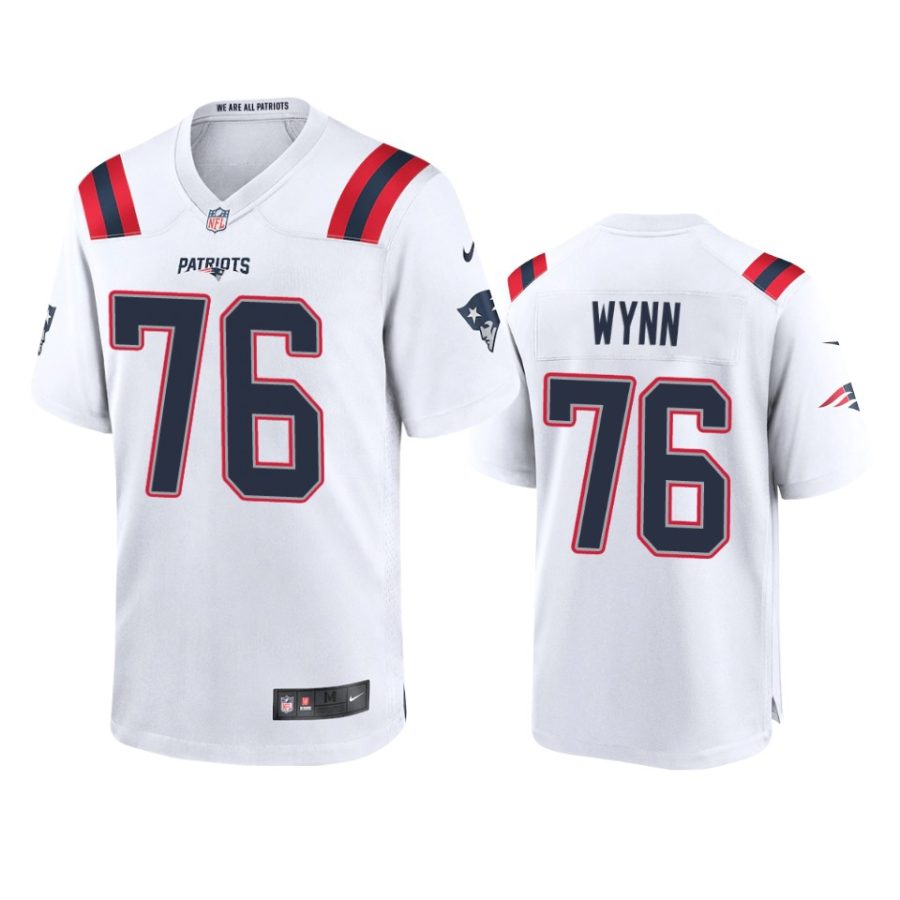 mens patriots isaiah wynn white 2020 game jersey