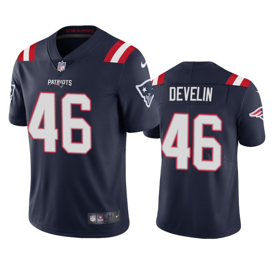 mens patriots james develin navy 2020 vapor limited jersey