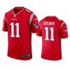 mens patriots julian edelman red inverted legend jersey