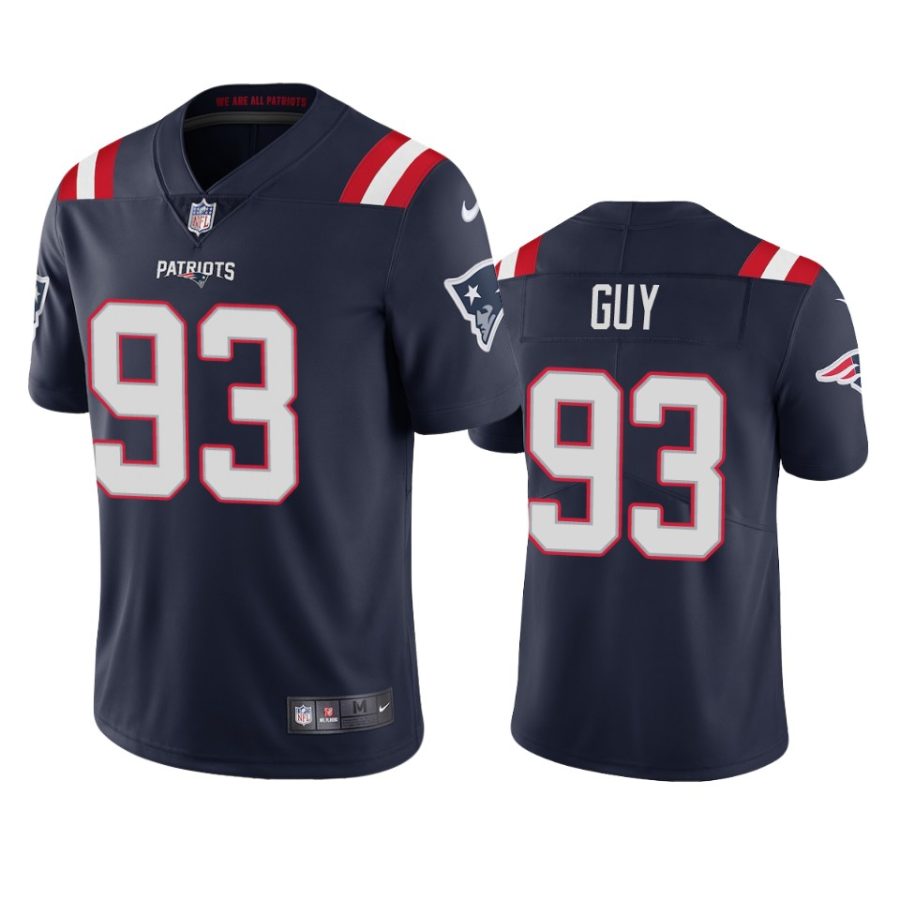 mens patriots lawrence guy navy 2020 vapor limited jersey