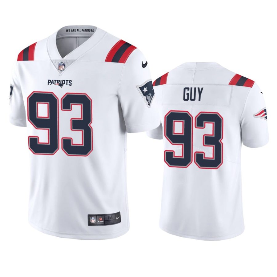 mens patriots lawrence guy white 2020 vapor limited jersey