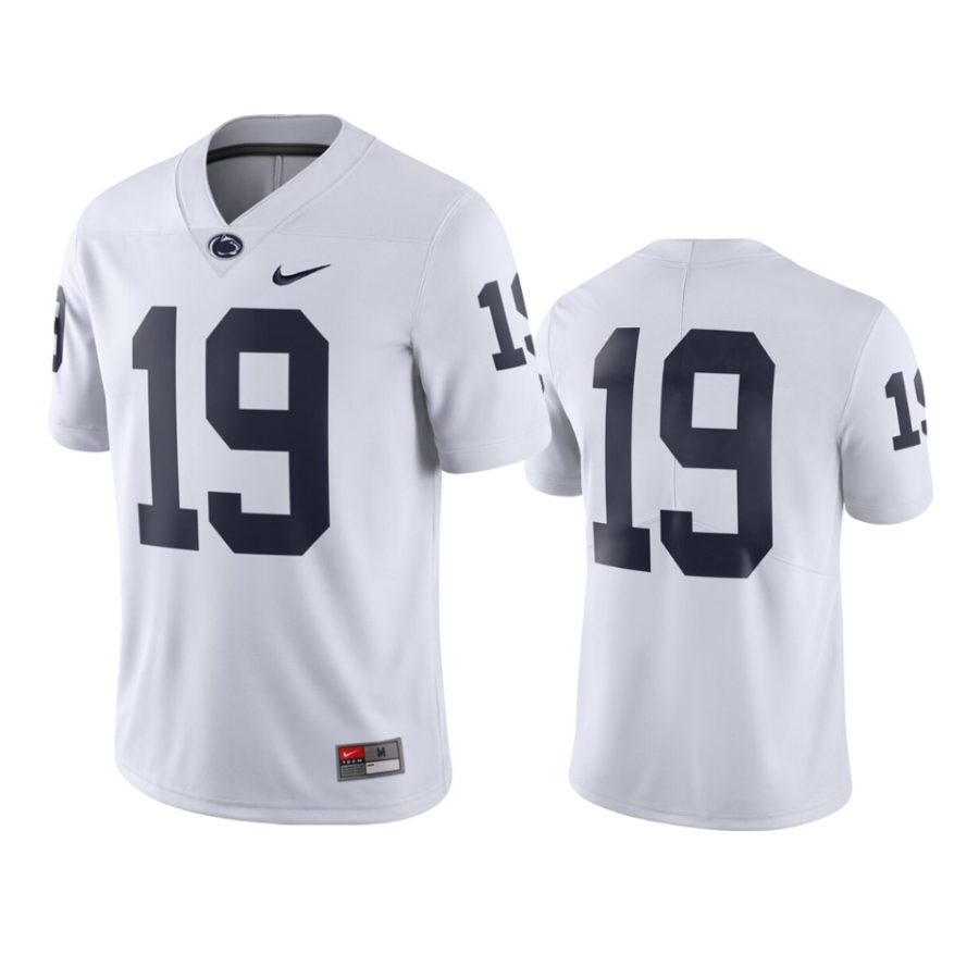 mens penn state nittany lions 19 white limited jersey