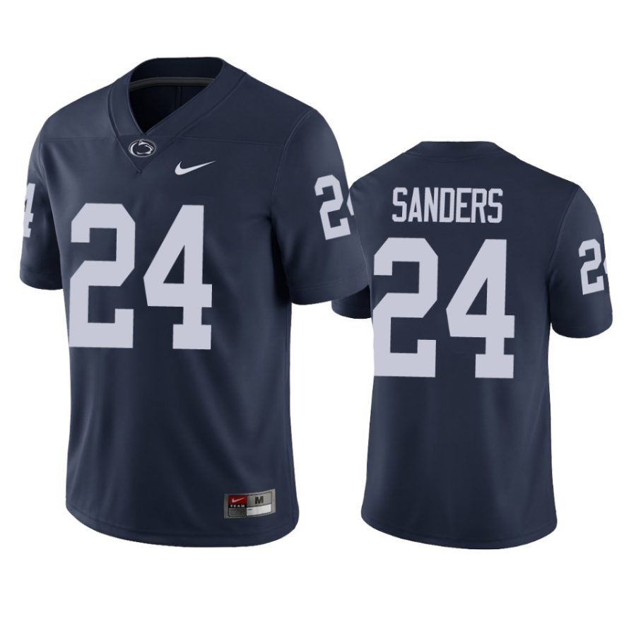 mens penn state nittany lions miles sanders navy college football jersey