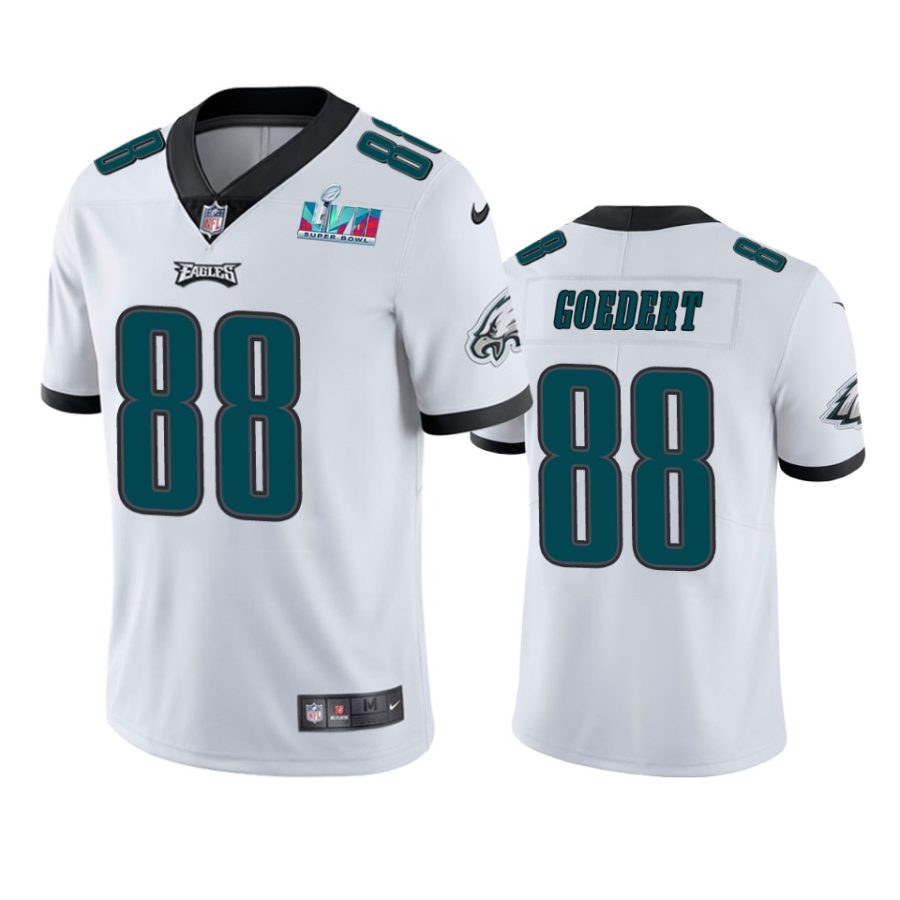 mens philadelphia eagles dallas goedert white super bowl lvii vapor limited jersey