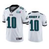 mens philadelphia eagles gardner minshew ii white super bowl lvii vapor limited jersey