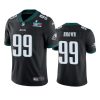 mens philadelphia eagles jerome brown black super bowl lvii vapor limited jersey