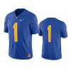 mens pittsburgh panthers 1 nike royal game jersey